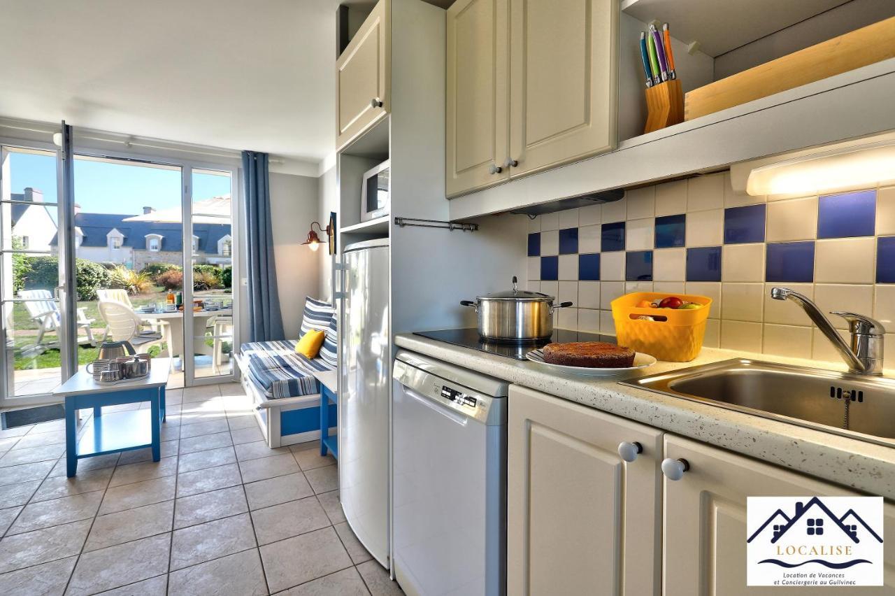 LocaLise - Maison E2 au Guilvinec - A 20m de la mer avec jardin et piscine - Tout à pied, plage, port, centre commerces, marché - Wifi inclus - Vue mer de la chambre - Animaux bienvenus - Linge de lit inclus Exterior foto