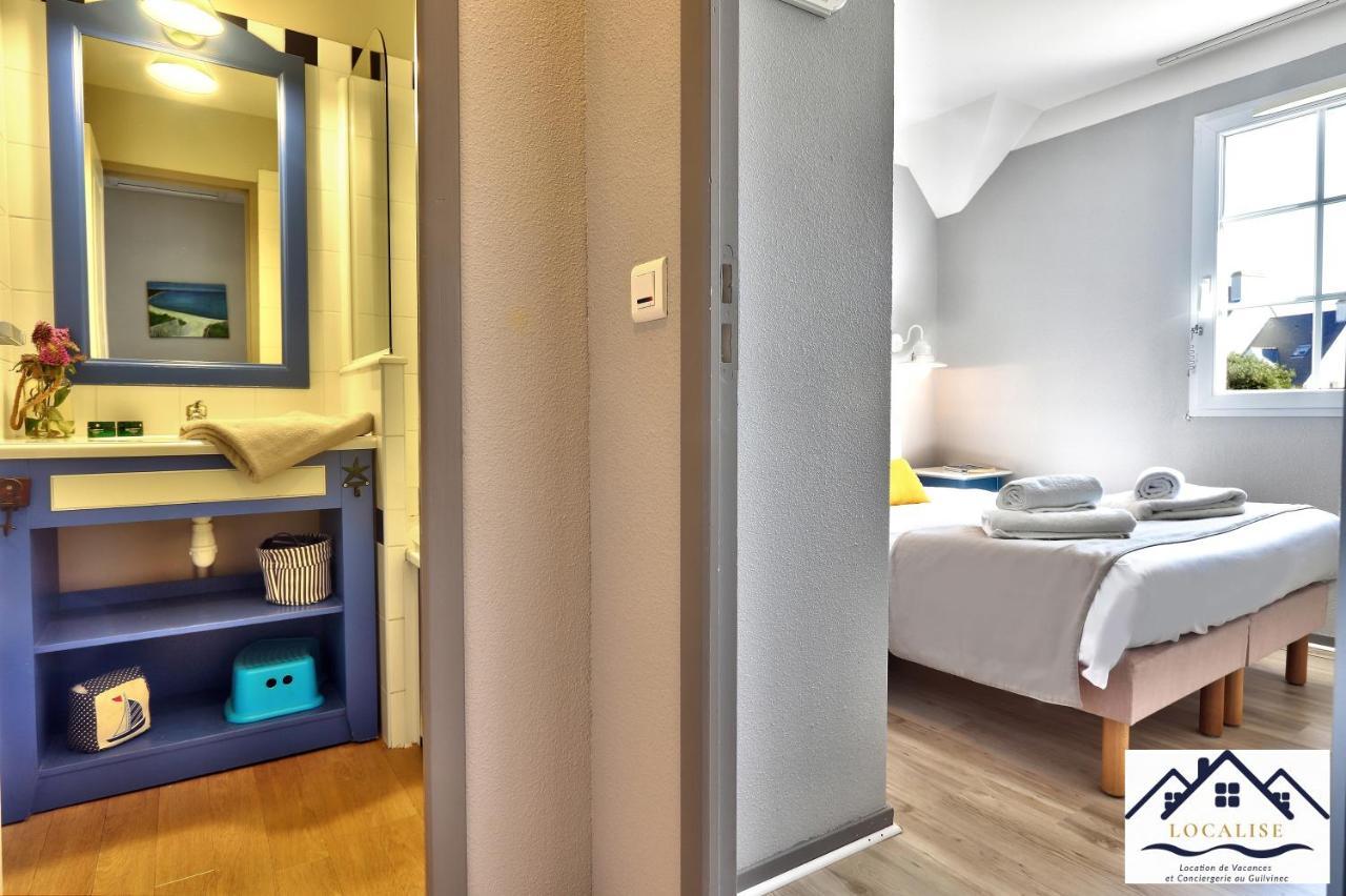 LocaLise - Maison E2 au Guilvinec - A 20m de la mer avec jardin et piscine - Tout à pied, plage, port, centre commerces, marché - Wifi inclus - Vue mer de la chambre - Animaux bienvenus - Linge de lit inclus Exterior foto
